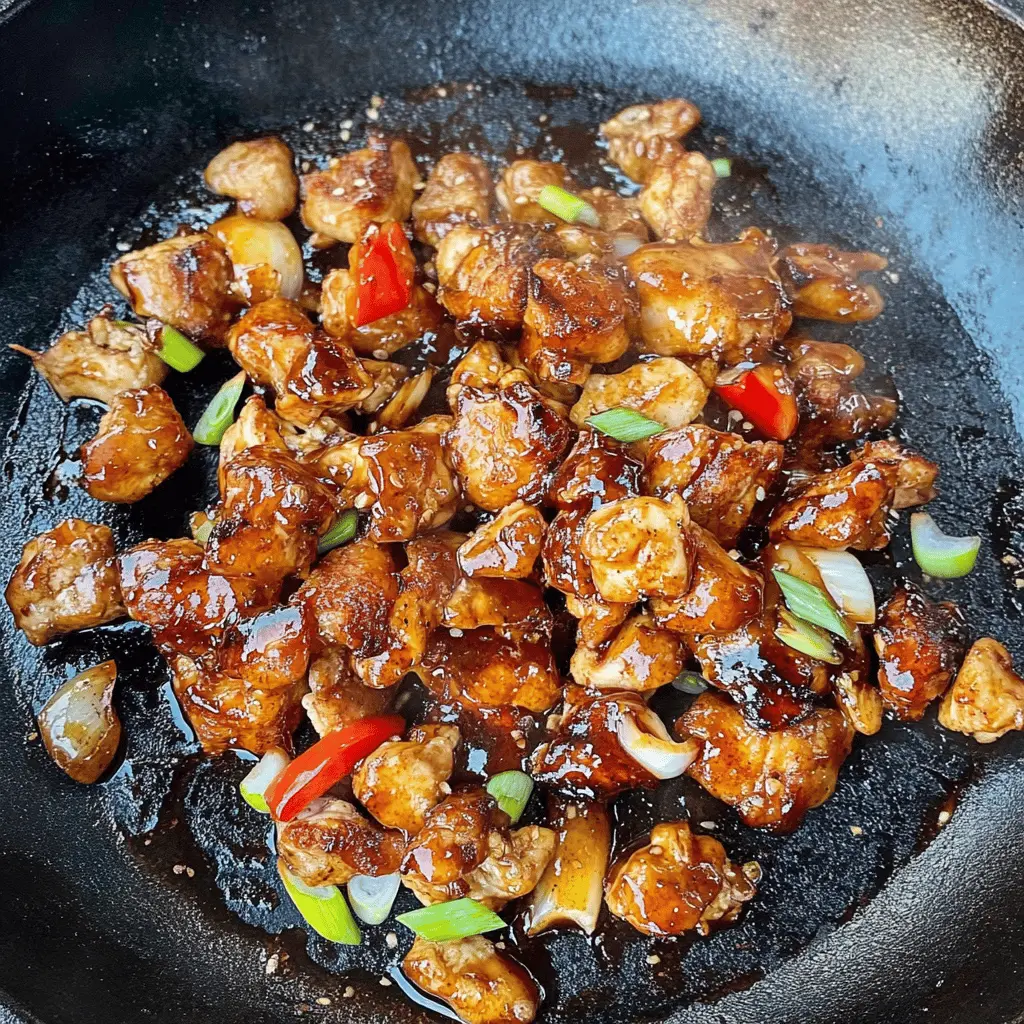 Treat your taste buds to this mouthwatering Blackstone Bourbon Chicken made right on the griddle! With its perfect blend of tender chicken, sweet bourbon, and soy sauce, this dish brings amazing flavors to your dinner table. Ideal for a family gathering or a casual weeknight meal, save this recipe for when you want something truly delicious.