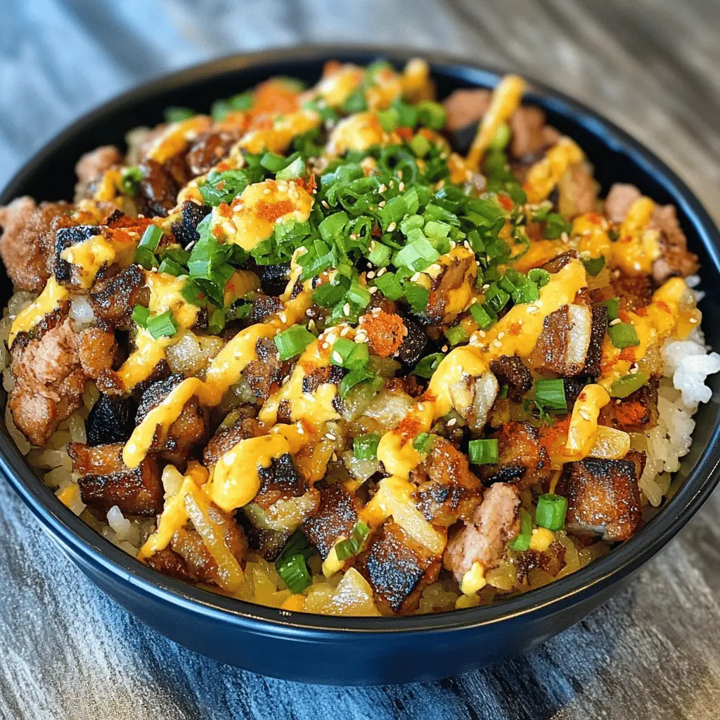 Looking for a quick and delicious weeknight dinner? This Blackstone Egg Roll In A Bowl combines vibrant cabbage, ground meat, and savory seasonings for a guilt-free twist on classic egg rolls, all in one dish! Perfect for meal prep or a busy family night. Save this recipe now for a tasty meal anytime you need a swift and satisfying dinner!