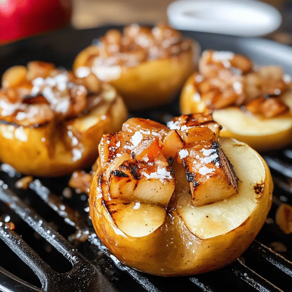 Transform your barbecue with these Bloomin' Grilled Apples! Juicy apples are sliced and filled with sweet spices, making a delightful and unique dessert perfect for summer gatherings. Whether you’re hosting a backyard party or enjoying a cozy family meal, these apples will impress everyone. Save this recipe for a delicious twist on grilling!