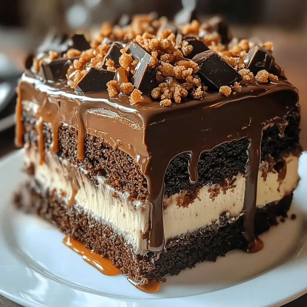 This Chocolate Caramel Toffee Crunch Cake is a deliciously decadent dessert that will wow your guests! With layers of rich chocolate cake, gooey caramel, and crispy toffee bits, each bite is pure bliss. Perfect for birthdays, celebrations, or just a sweet treat after dinner. Save this recipe to impress your family and friends with your baking skills!