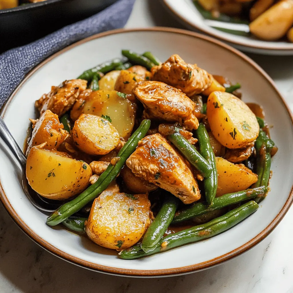 Warm up your dinner routine with this simple Crockpot Chicken with Potatoes and Green Beans! This dish combines tender chicken, hearty potatoes, and vibrant green beans for a comforting meal, all cooked to perfection in one pot. Perfect for busy weeknights or cozy family dinners, save this pin for an easy, healthy dinner option you can count on!