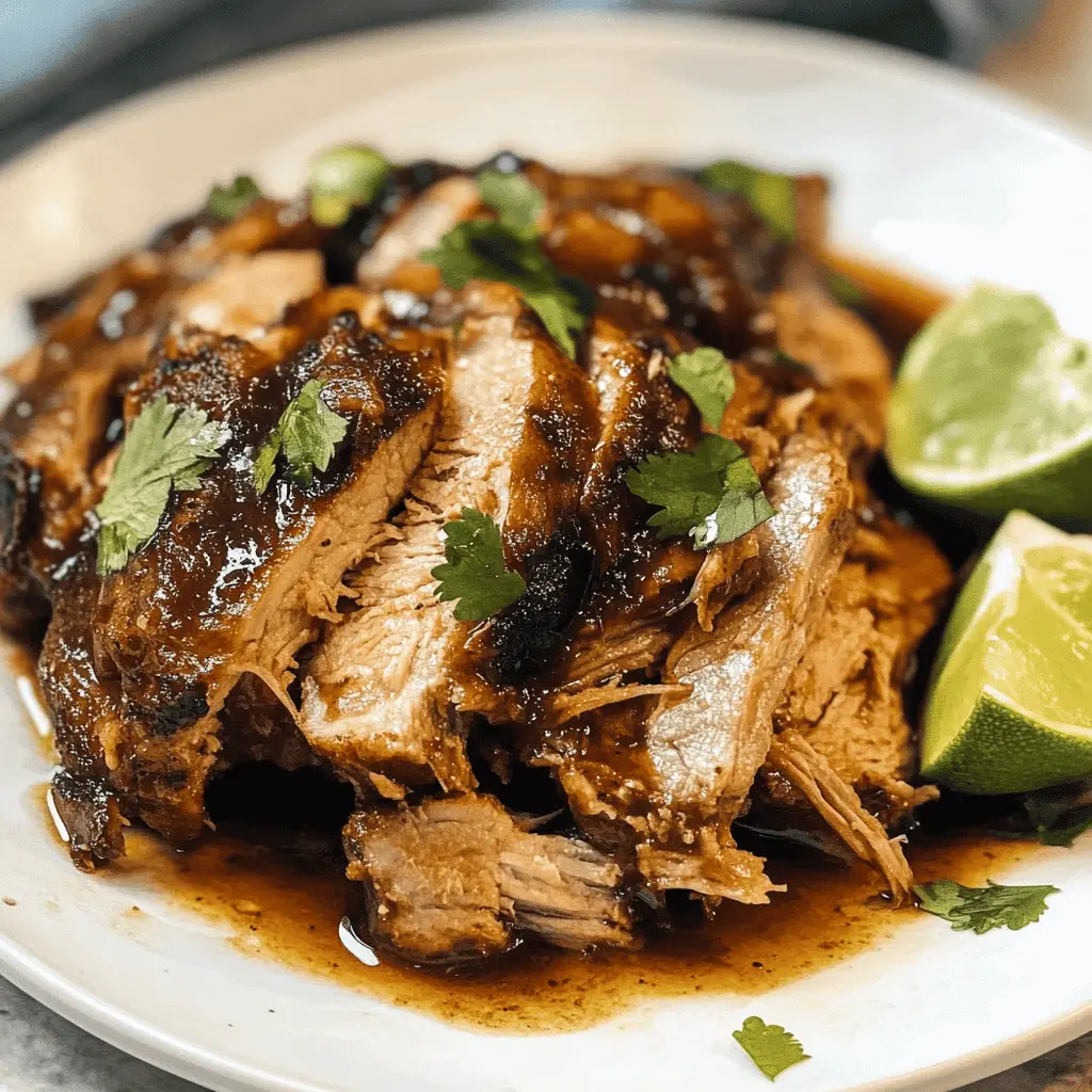 Transform your dinner with this easy Crockpot Pork Carnitas recipe! Featuring tender, juicy pork seasoned with bold spices, it's perfect for tacos, burritos, or nachos. Simply slow-cook the meat and shred it for an unforgettable meal. Ideal for busy weeknights or casual gatherings! Save this pin to enjoy delicious carnitas whenever you desire!