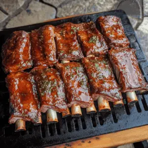 Get ready for the most tender Fall Off The Bone Ribs grilled to perfection! These juicy ribs are coated in a flavorful rub and slow-cooked for a melt-in-your-mouth experience. Perfect for summer barbecues or cozy family dinners, these ribs will impress every guest. Save this recipe and bring the taste of BBQ right to your backyard!