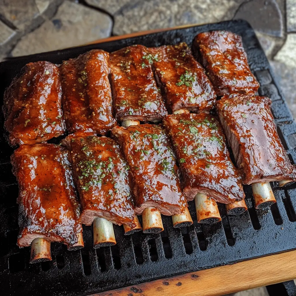 Get ready for the most tender Fall Off The Bone Ribs grilled to perfection! These juicy ribs are coated in a flavorful rub and slow-cooked for a melt-in-your-mouth experience. Perfect for summer barbecues or cozy family dinners, these ribs will impress every guest. Save this recipe and bring the taste of BBQ right to your backyard!