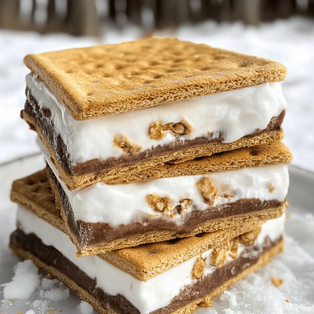 Chilly, sweet, and oh-so-delicious! These Frozen S'mores are the perfect treat to beat the heat. Made with rich chocolate, fluffy marshmallows, and crunchy graham crackers, they're a fun twist on a classic favorite. Perfect for summer gatherings or cozy movie nights. Save this recipe to enjoy a quick and delightful dessert anytime!
