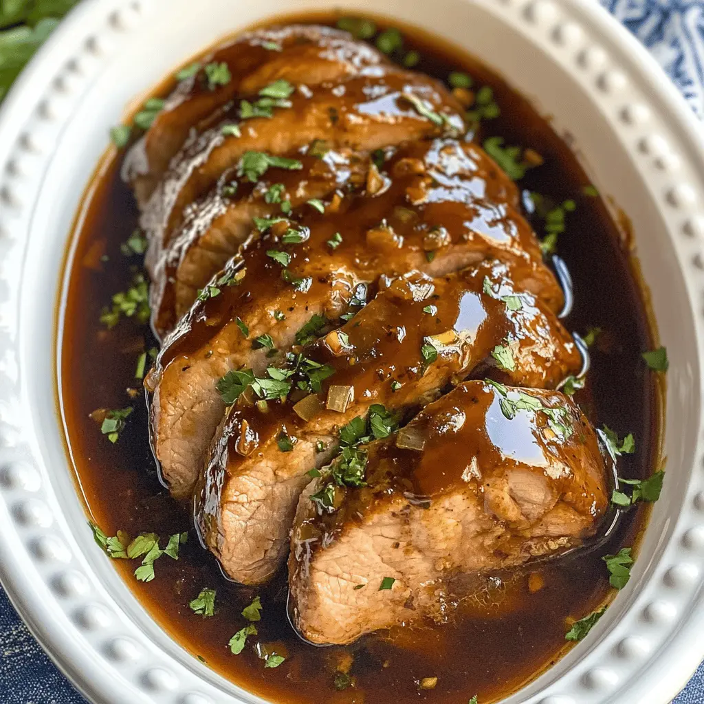 This glazed slow cooker pork tenderloin is a game-changer for busy weeknights! With a sweet and tangy glaze that caramelizes beautifully, this dish is so easy to prepare. Perfectly tender and packed with flavor, it’s a meal that will impress your family and friends. Save this recipe for cozy evenings or when you want a satisfying dinner with minimal effort!