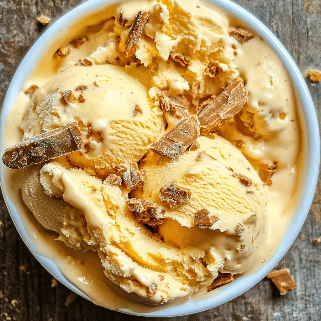 Craving a sweet treat? This delightful Homemade Butterfinger Ice Cream is rich, creamy, and packed with crunchy Butterfinger pieces. Made with simple ingredients, it’s perfect for hot summer days or any time you want a delicious dessert. Save this recipe to whip up a batch for family gatherings or movie nights!