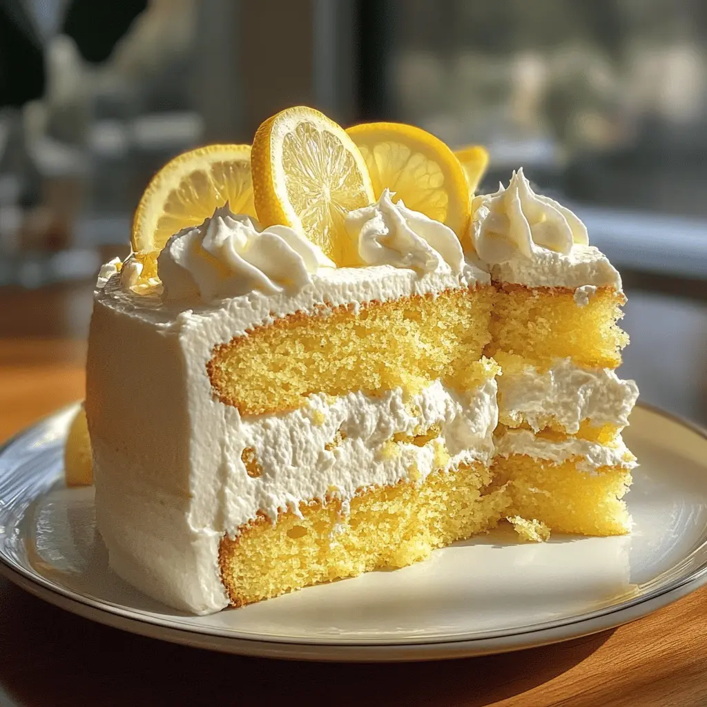 This Italian Lemon Cream Cake is a treat for the senses! With its zesty lemon flavor and creamy texture, it's perfect for celebrations or a sweet afternoon snack. Made with fresh lemons and layered for maximum delight, this cake will impress your family and friends. Save this recipe for your next gathering and bring a taste of Italy to your table!