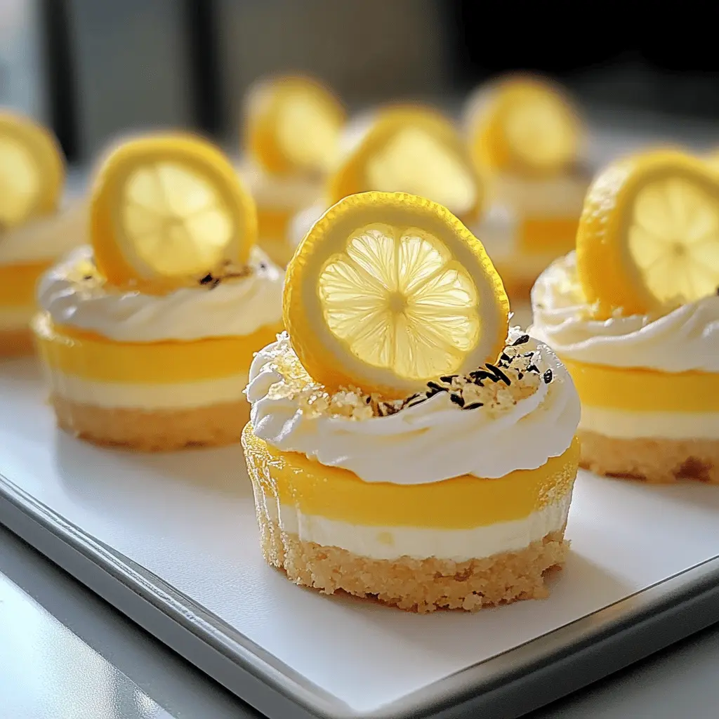 Brighten your dessert table with these delightful Mini Lemon Cheesecakes! With a tangy lemon flavor and creamy texture, they’re perfect for spring gatherings or simply as a sweet treat anytime. Easy to make and beautifully presented, these cheesecakes are a hit for celebrations! Save this recipe and impress your friends at your next party!