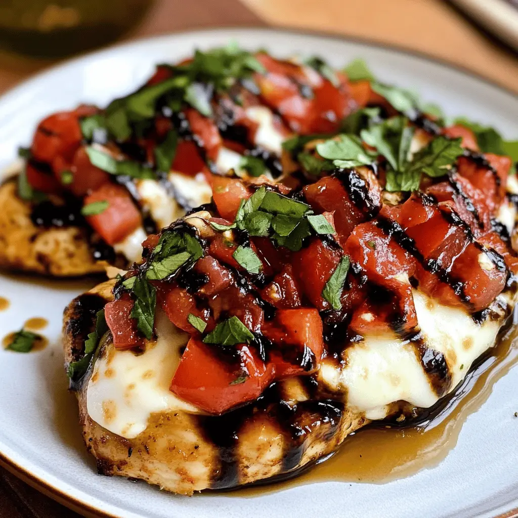 Easy Mozzarella Bruschetta Chicken Recipe