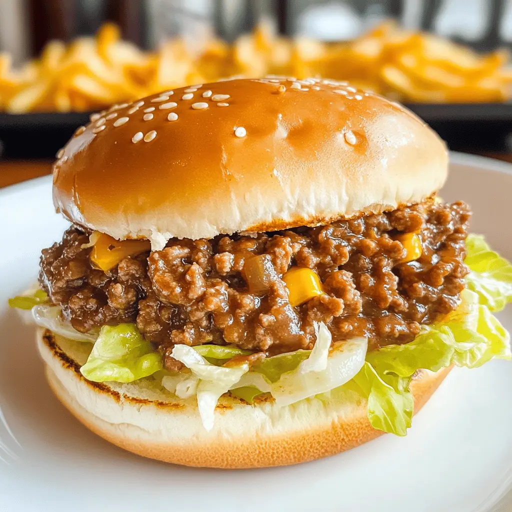 Easy Big Mac Sloppy Joes Recipe