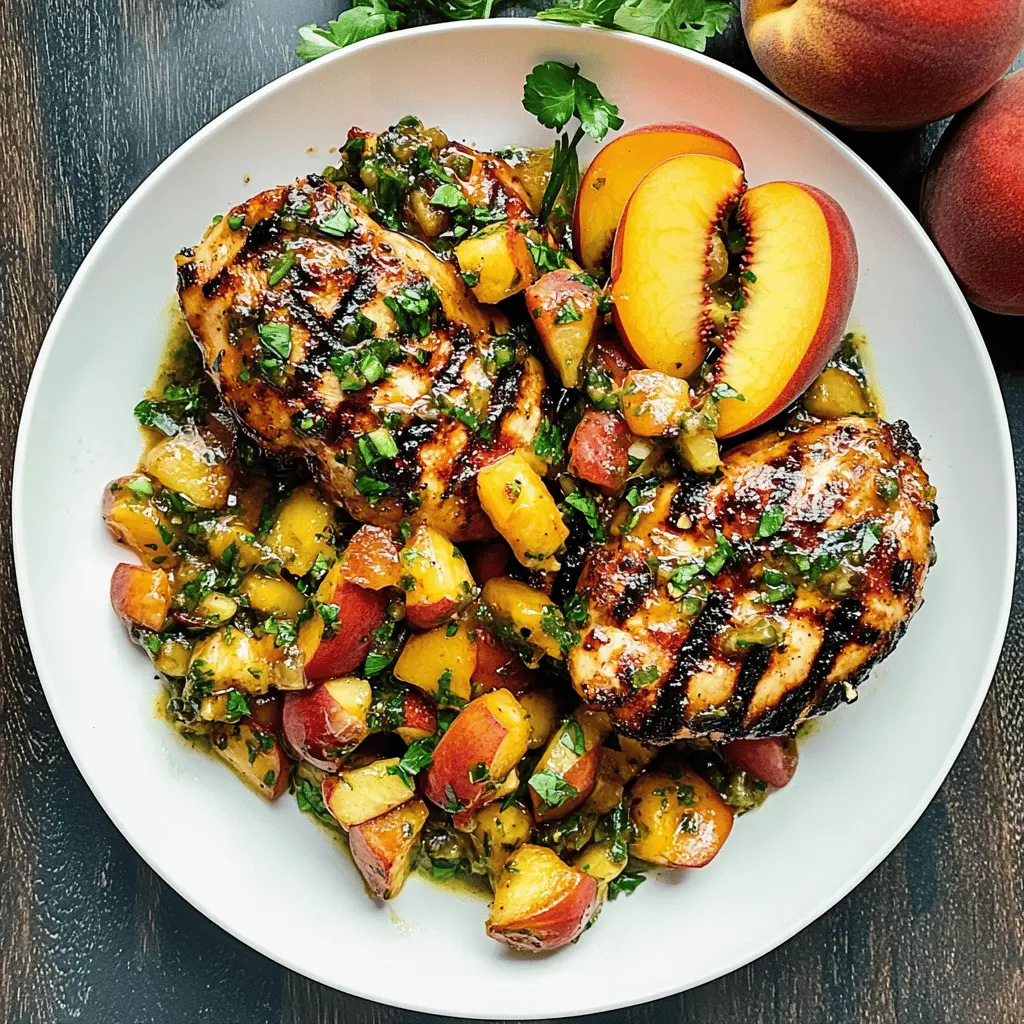 Easy Peach Salsa Chicken Recipe