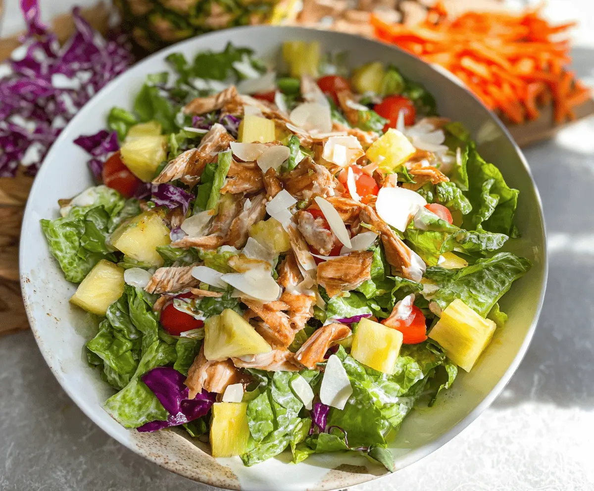 Easy Hawaiian Chicken Salad Recipe