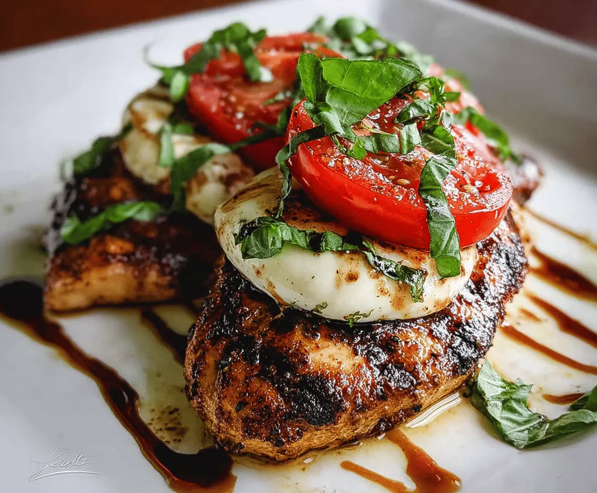Easy Grilled Chicken Caprese Recipe