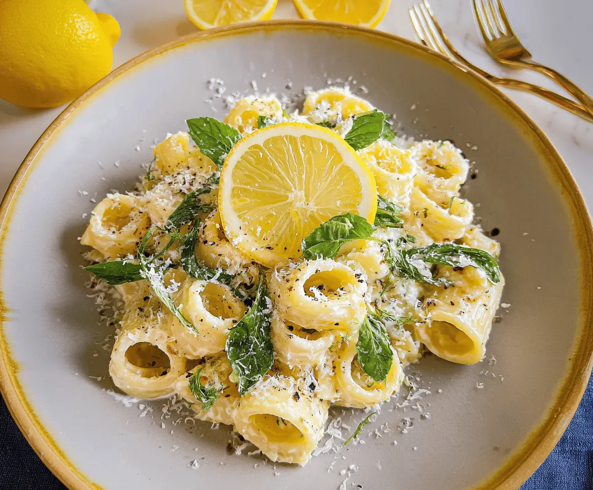Easy Lemon Ricotta Pasta Recipe – Creamy & Light