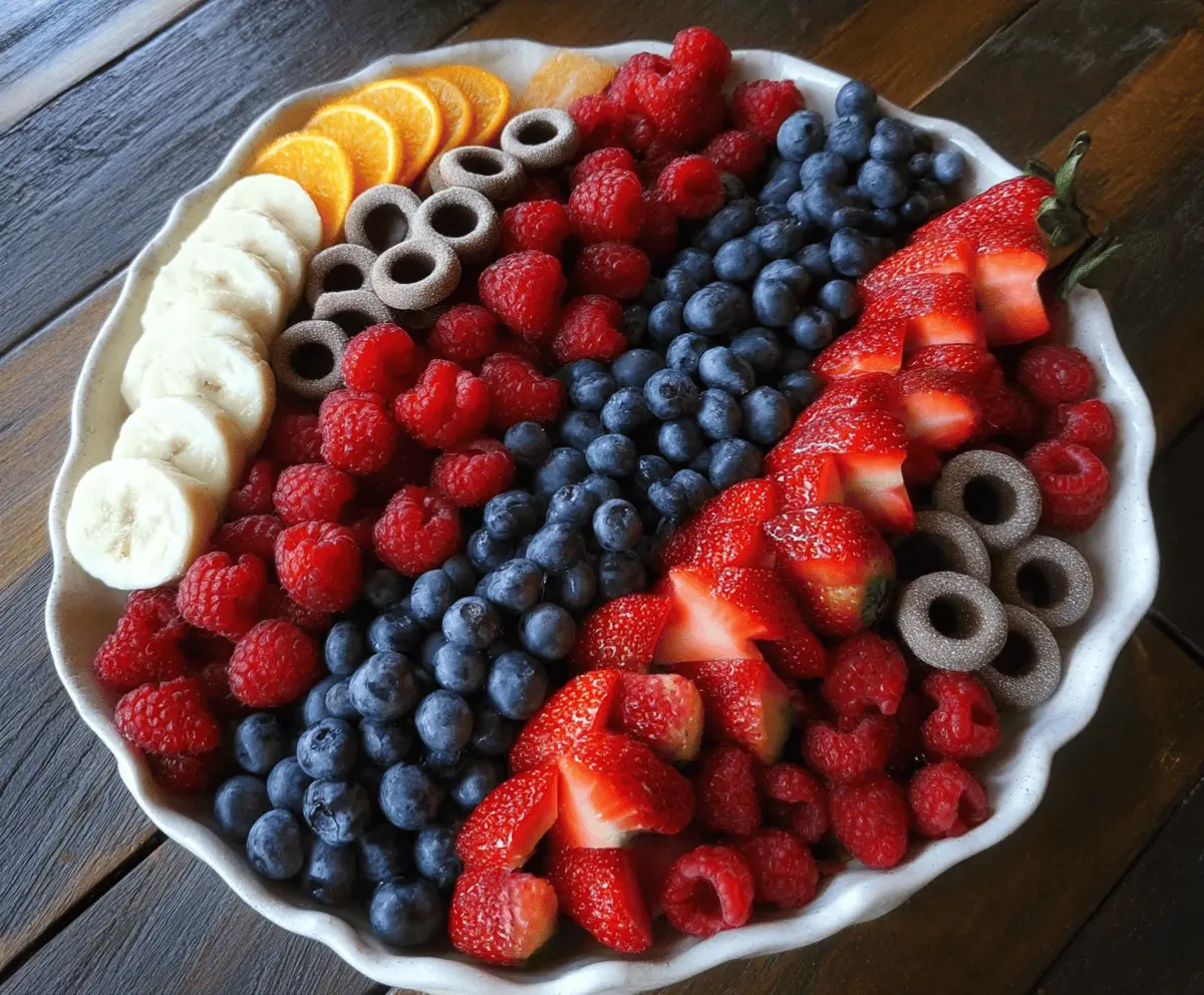Easy 4th of July Fruit Platter Recipe