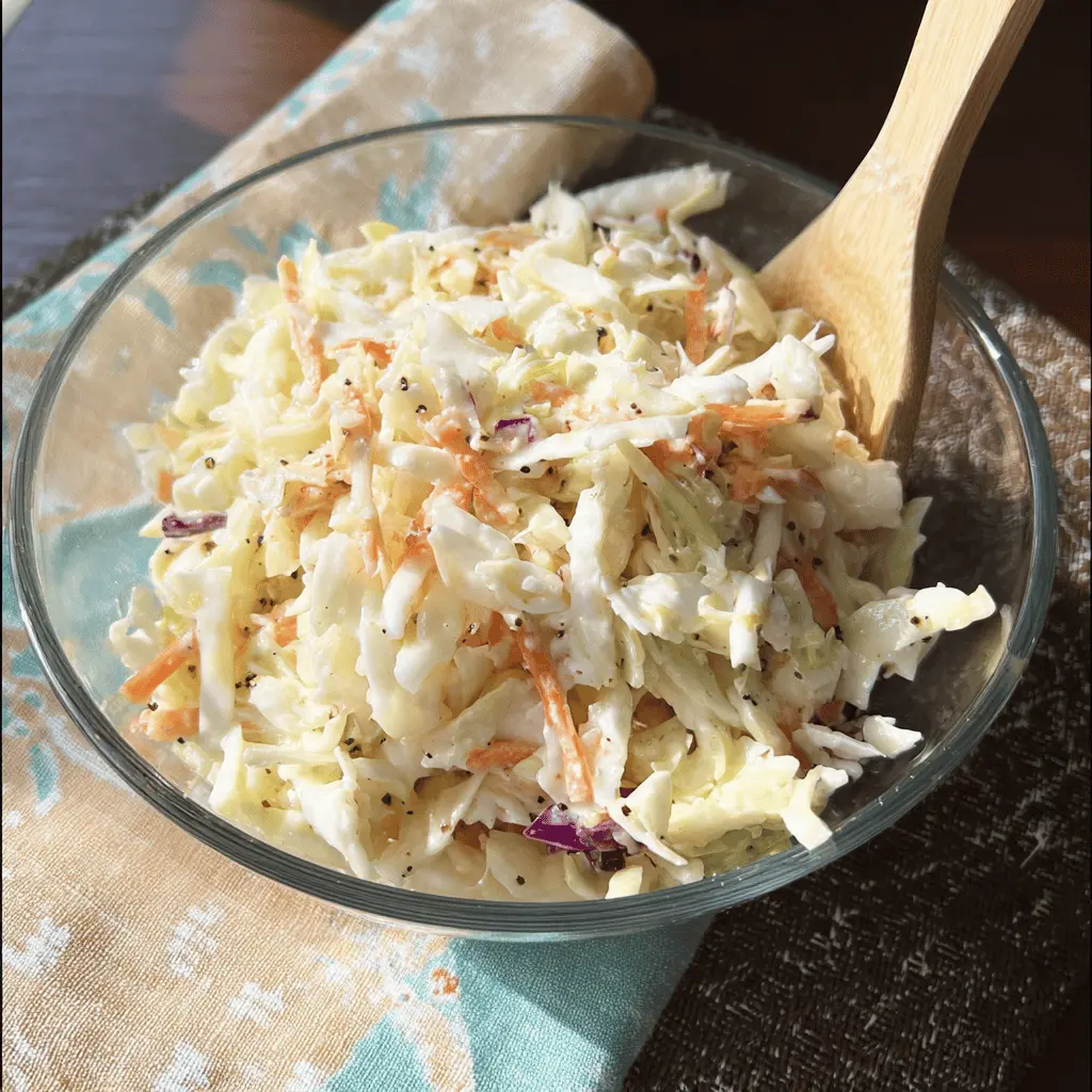 Easy Hawaiian Coleslaw Recipe with Sweet Pineapple