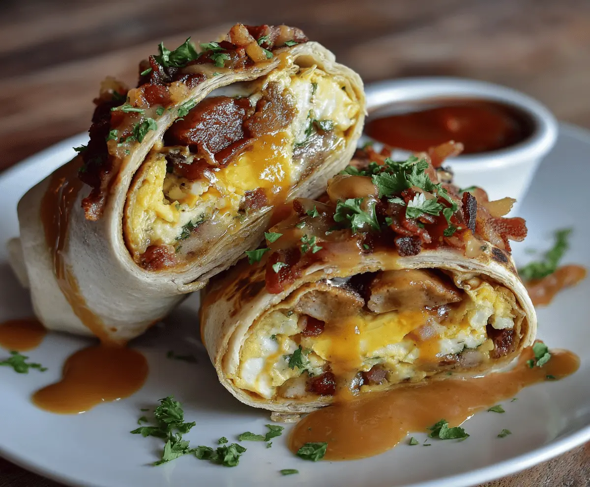 Pancake Breakfast Burritos