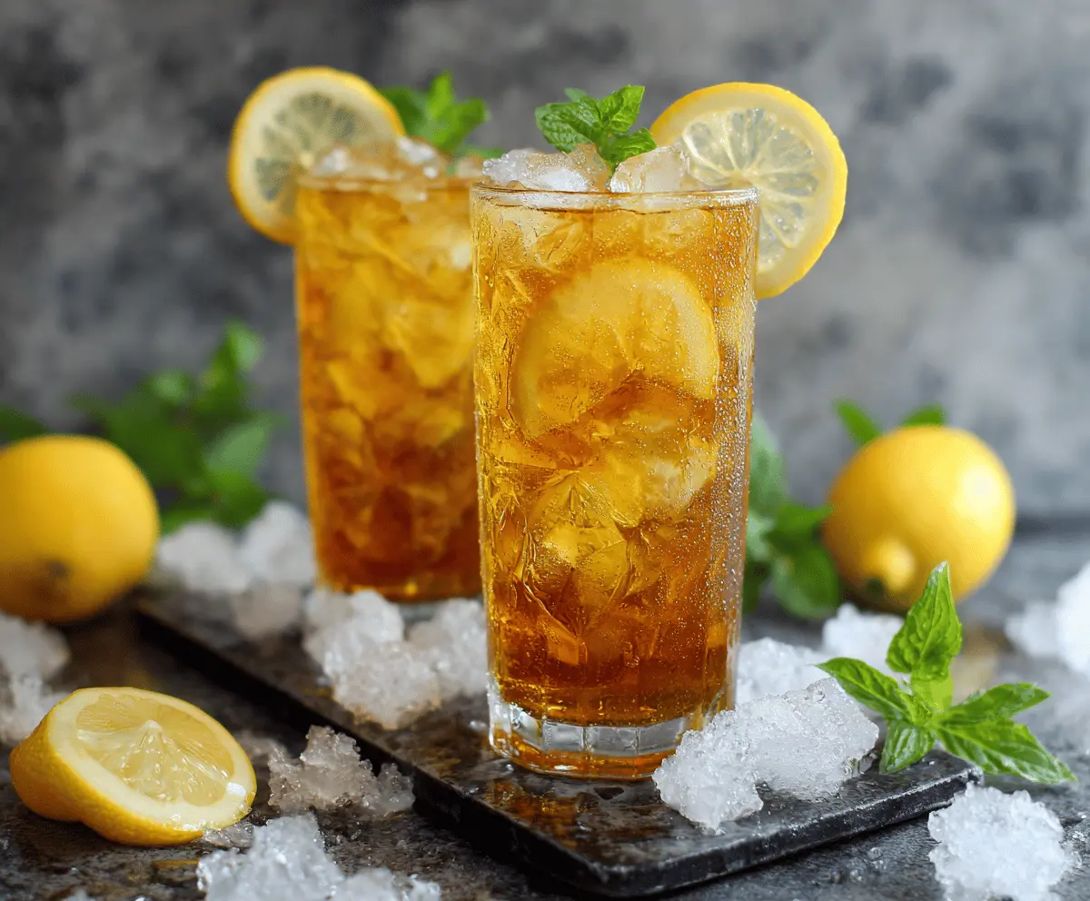 Lemon Iced Tea