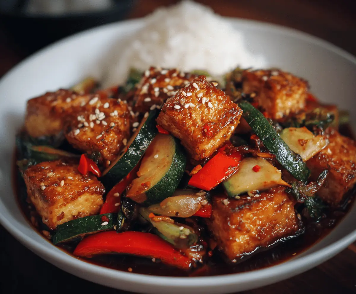 Stir-Fried Tofu and Vegetables