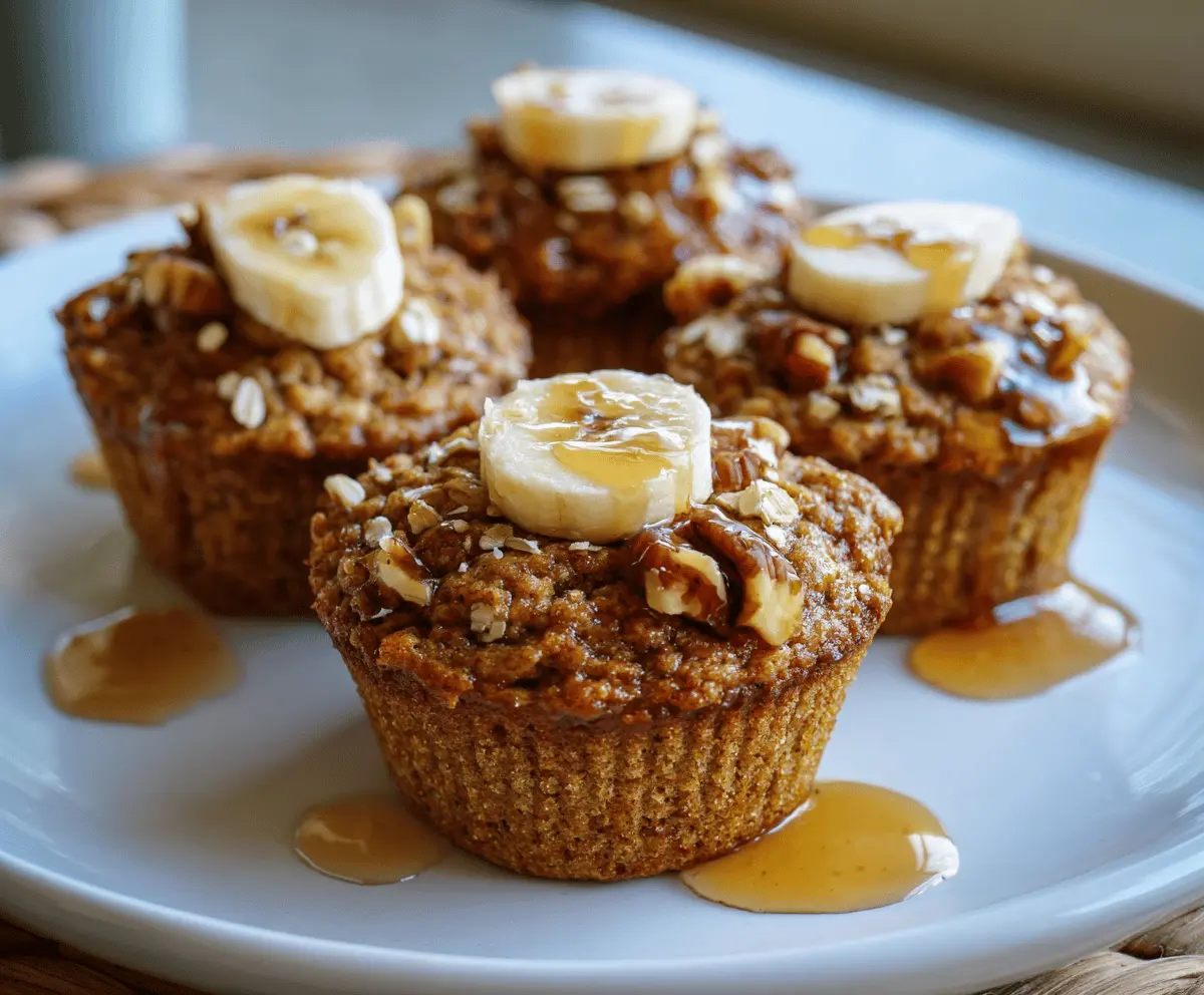 Banana Oatmeal Muffins