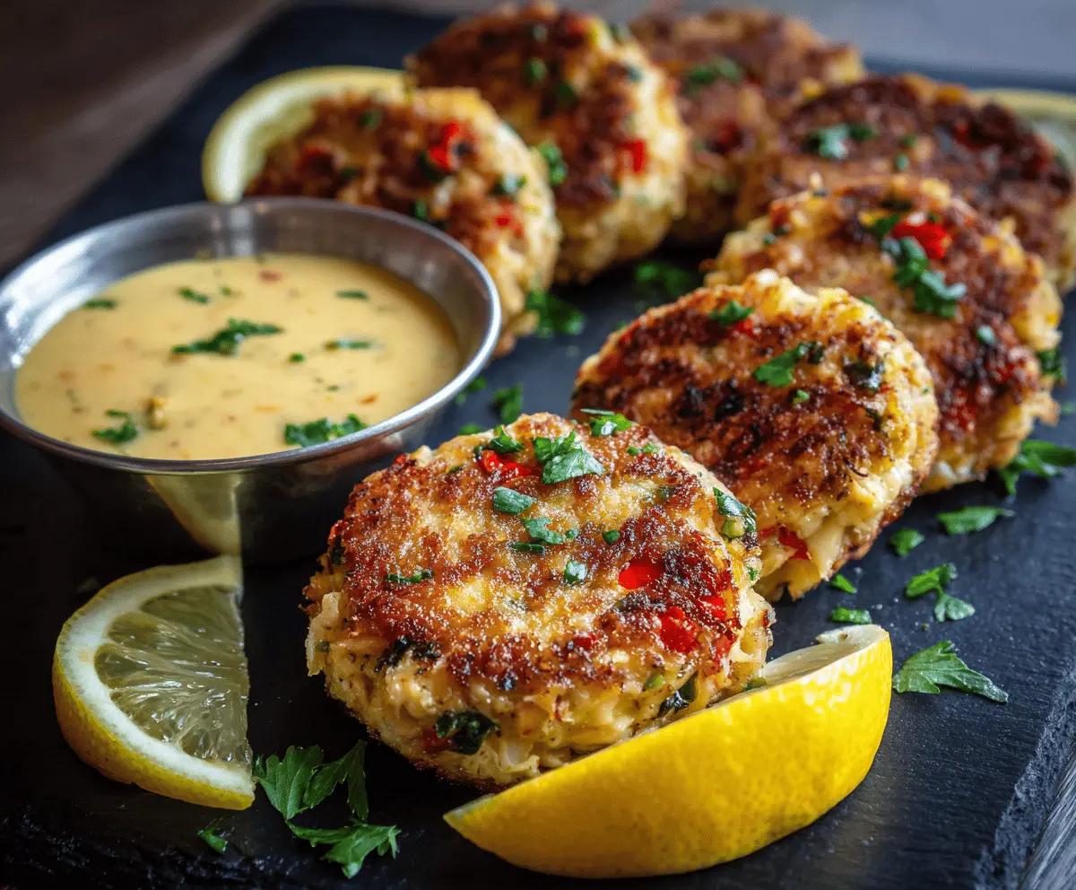 Crab Cakes with Dipping Sauce
