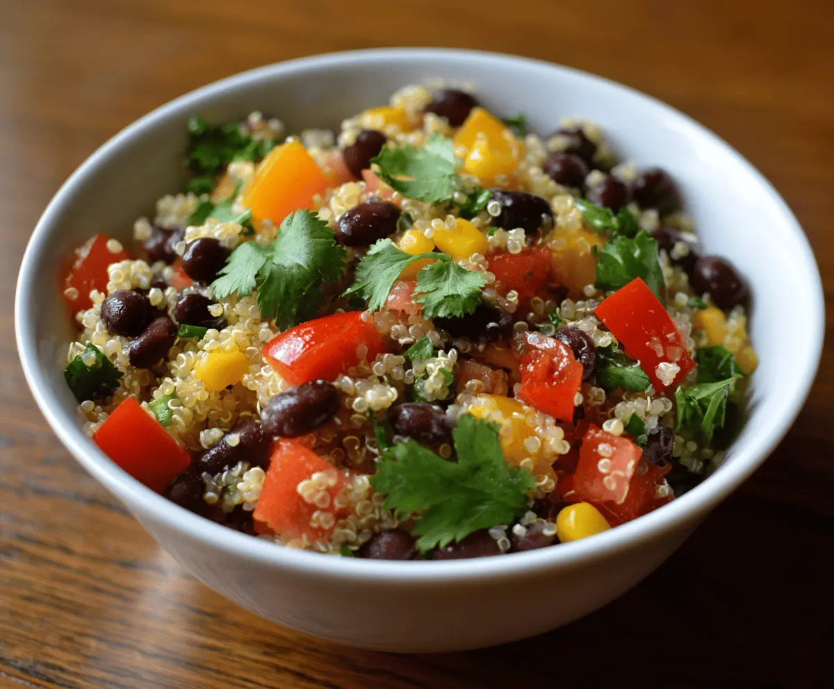 Quinoa and Black Bean Salad