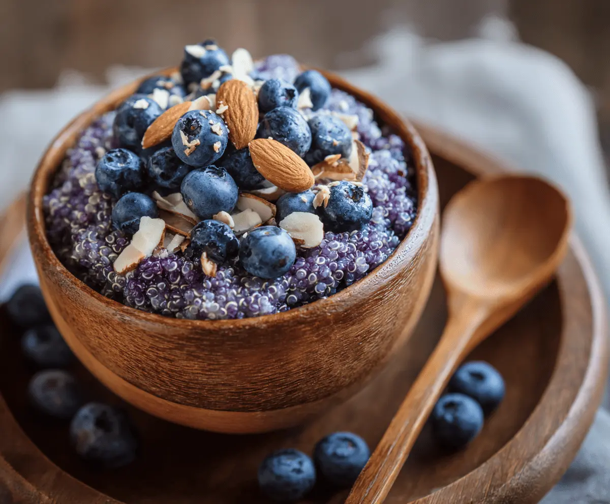 Blueberry Breakfast Quinoa