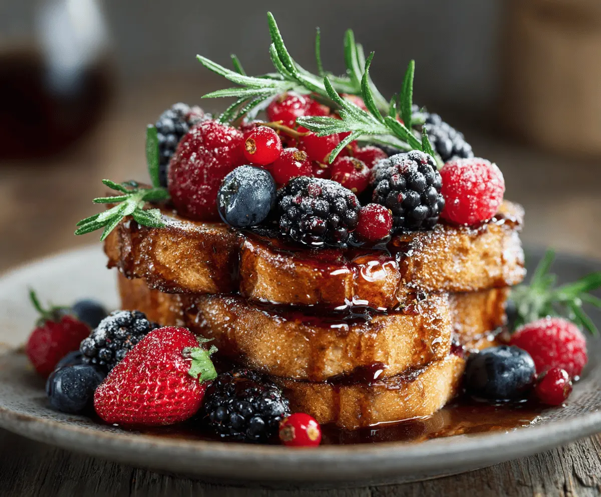 French Toast with Berries