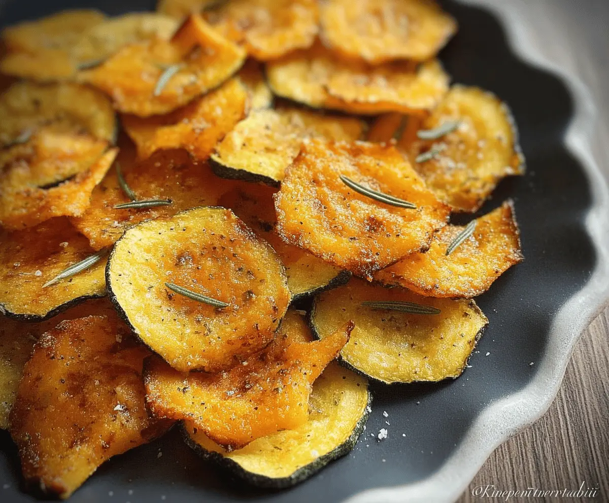 Crispy Baked Zucchini Chips – Healthy Snack