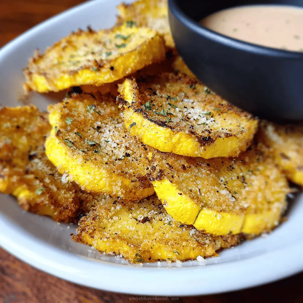 Crispy Air Fryer Yellow Squash Recipe
