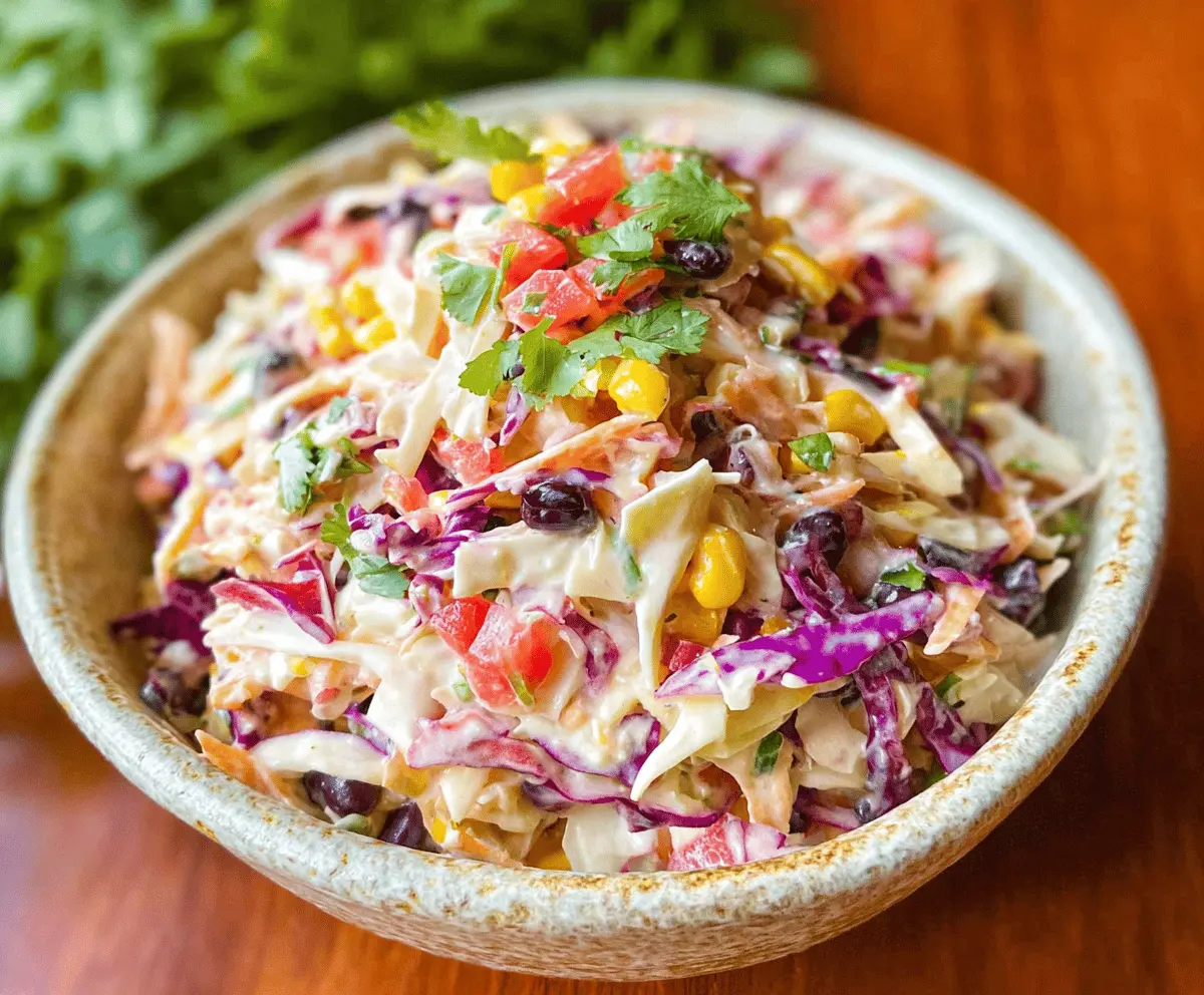 Easy Mexican Coleslaw Recipe for Summer BBQs