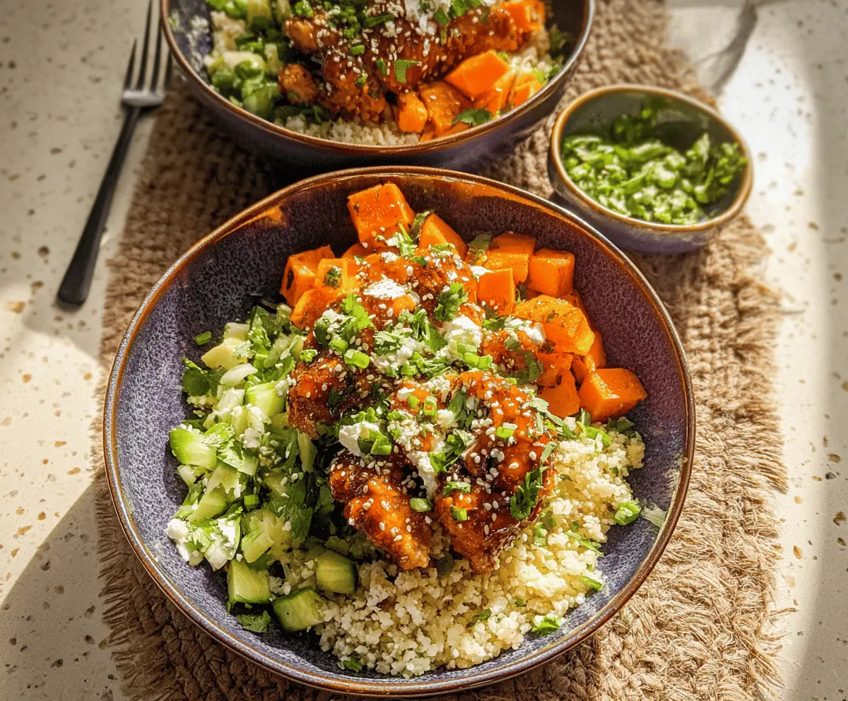 Easy Hot Honey Chicken Bowls Recipe