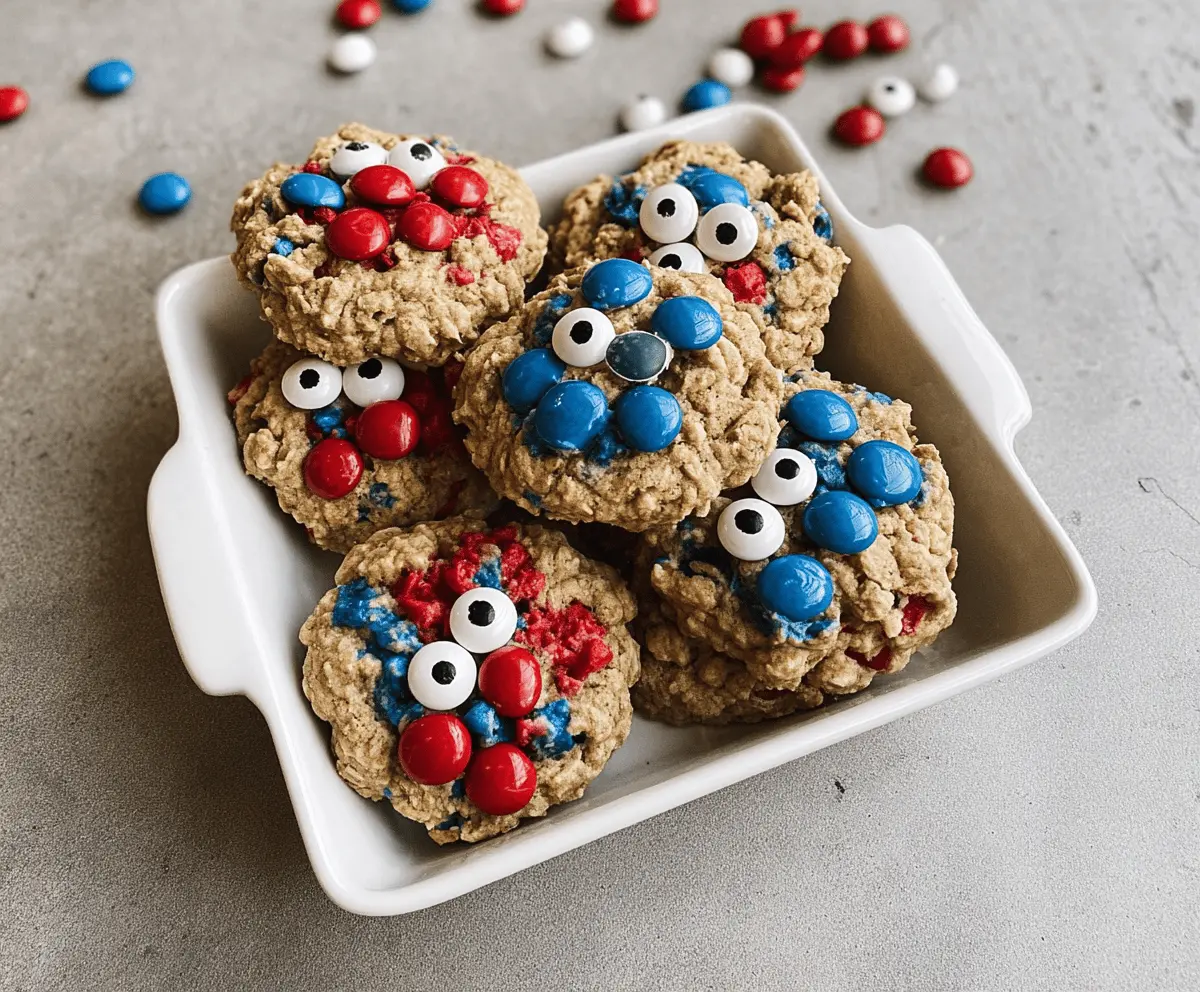 Easy 4th of July Monster Cookie Recipe
