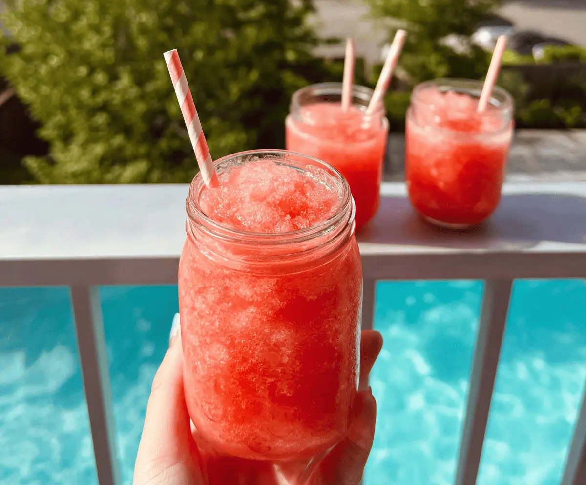 Refreshing Watermelon Vodka Slush Recipe
