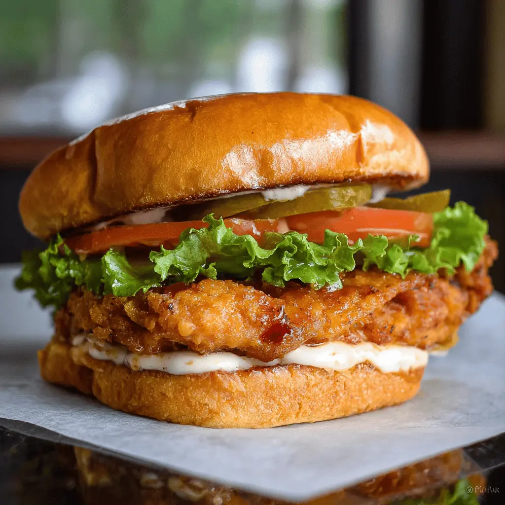 Easy Crispy Chicken Sandwich Recipe
