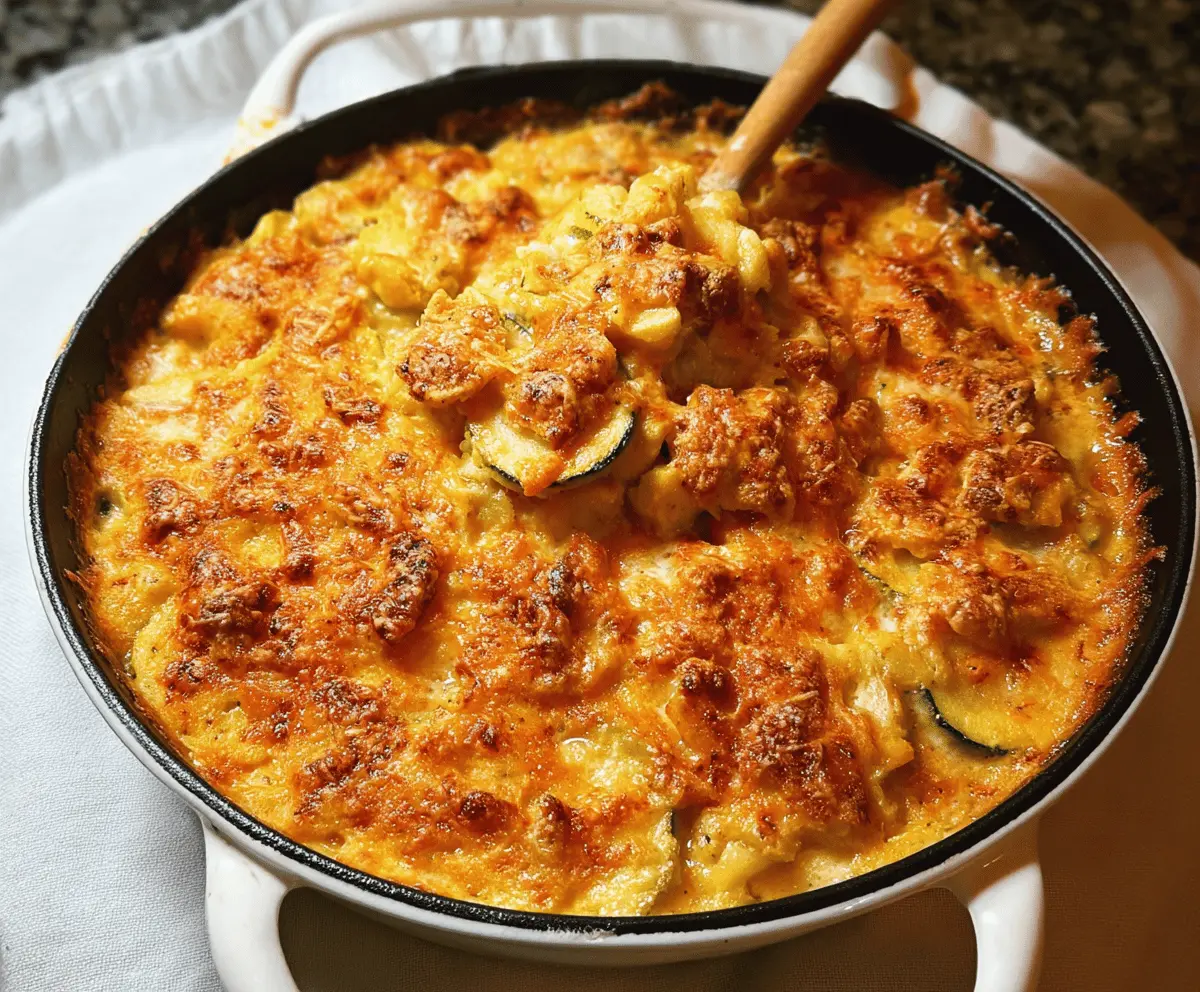 Cheesy Southern Squash Casserole Recipe