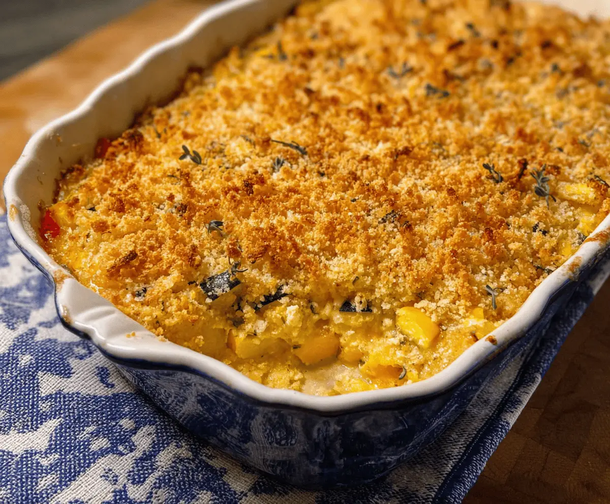 Easy Southern Squash Casserole Recipe