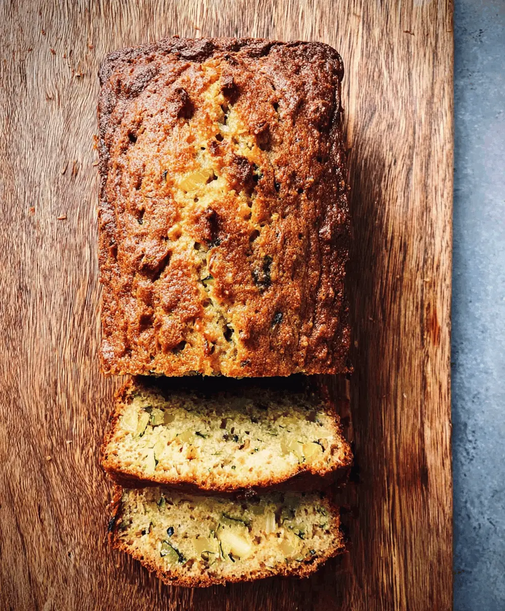 Moist Pineapple Zucchini Bread Recipe