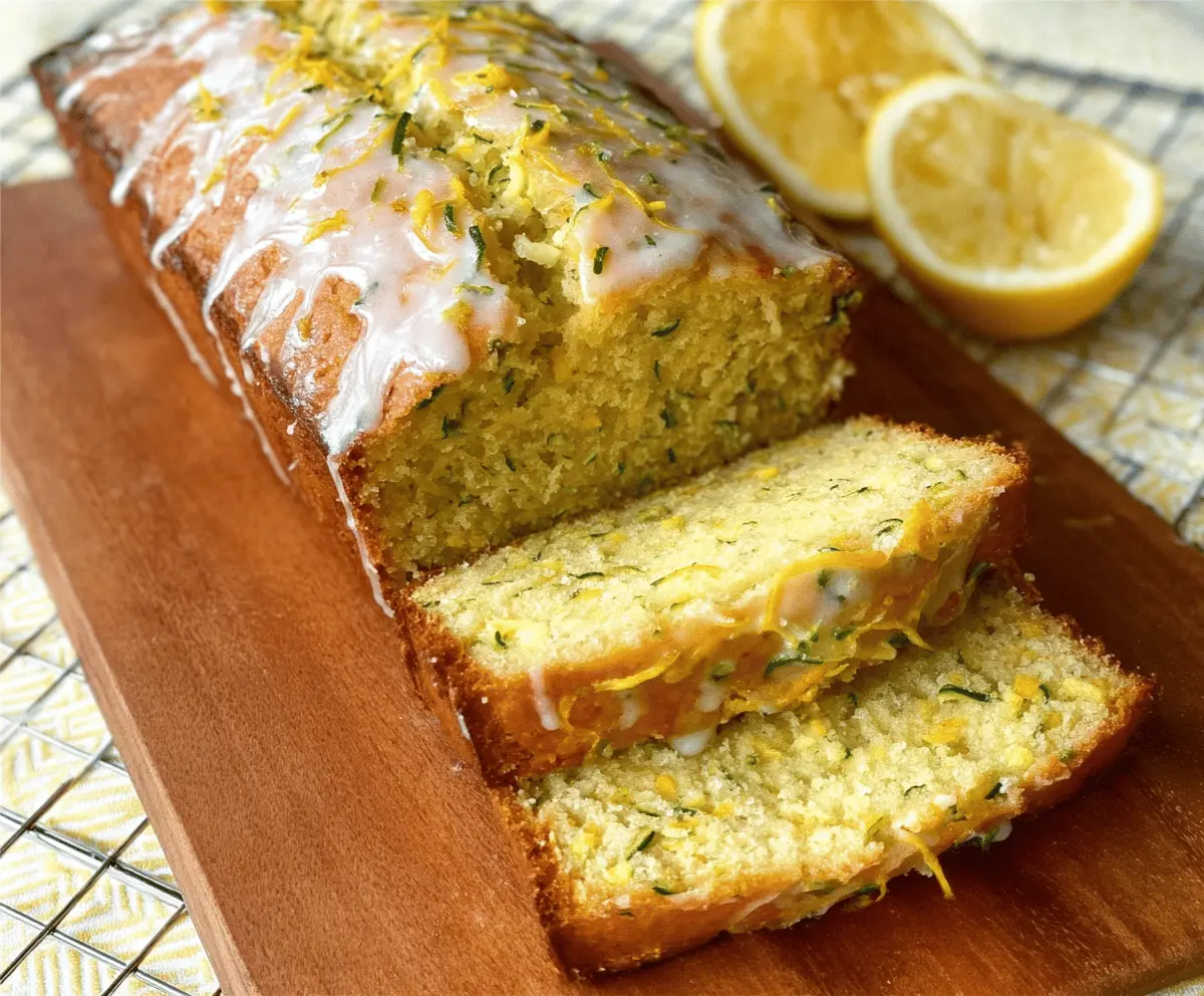 Moist Lemon Zucchini Bread Recipe