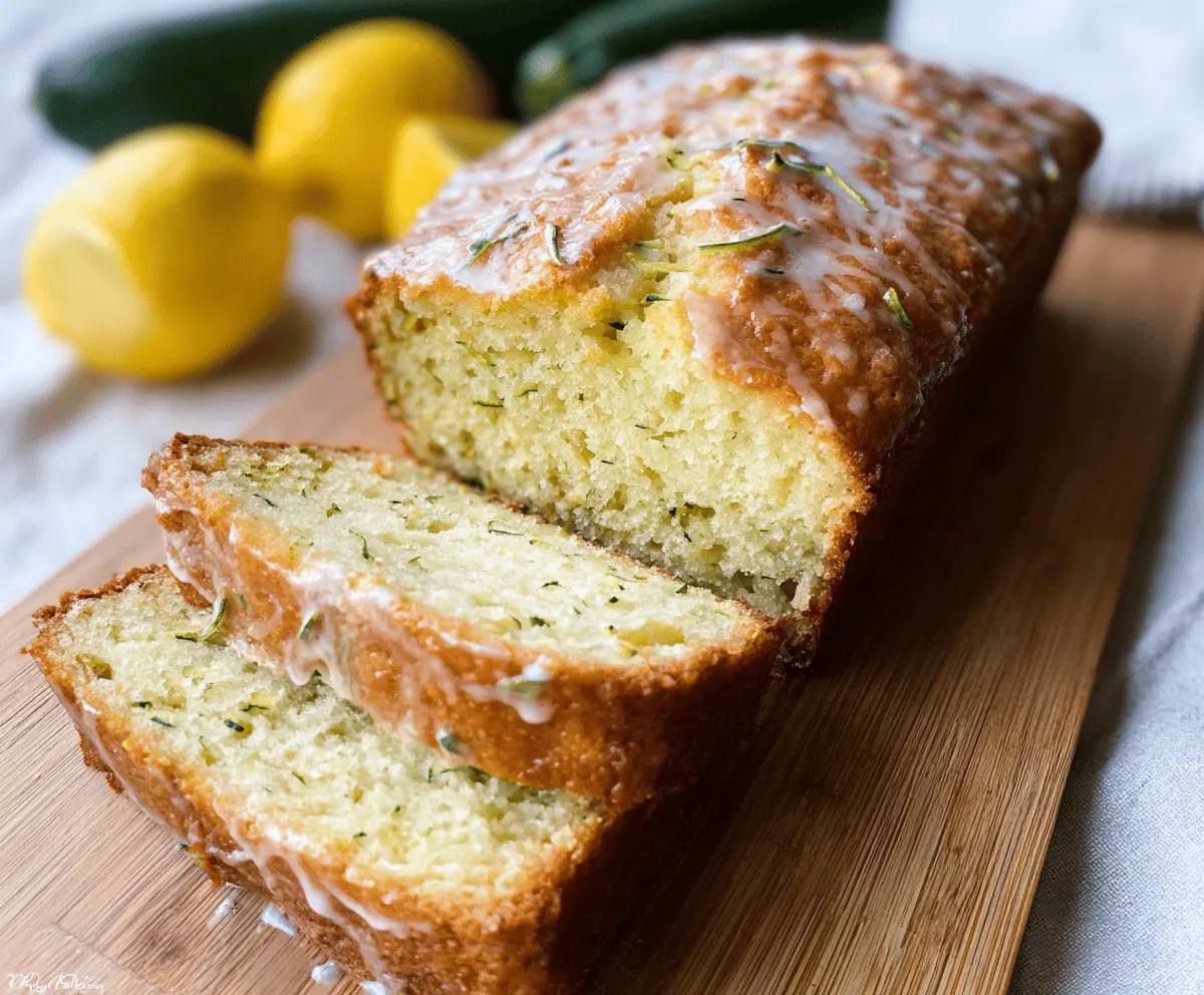 Moist Lemon Zucchini Bread Recipe
