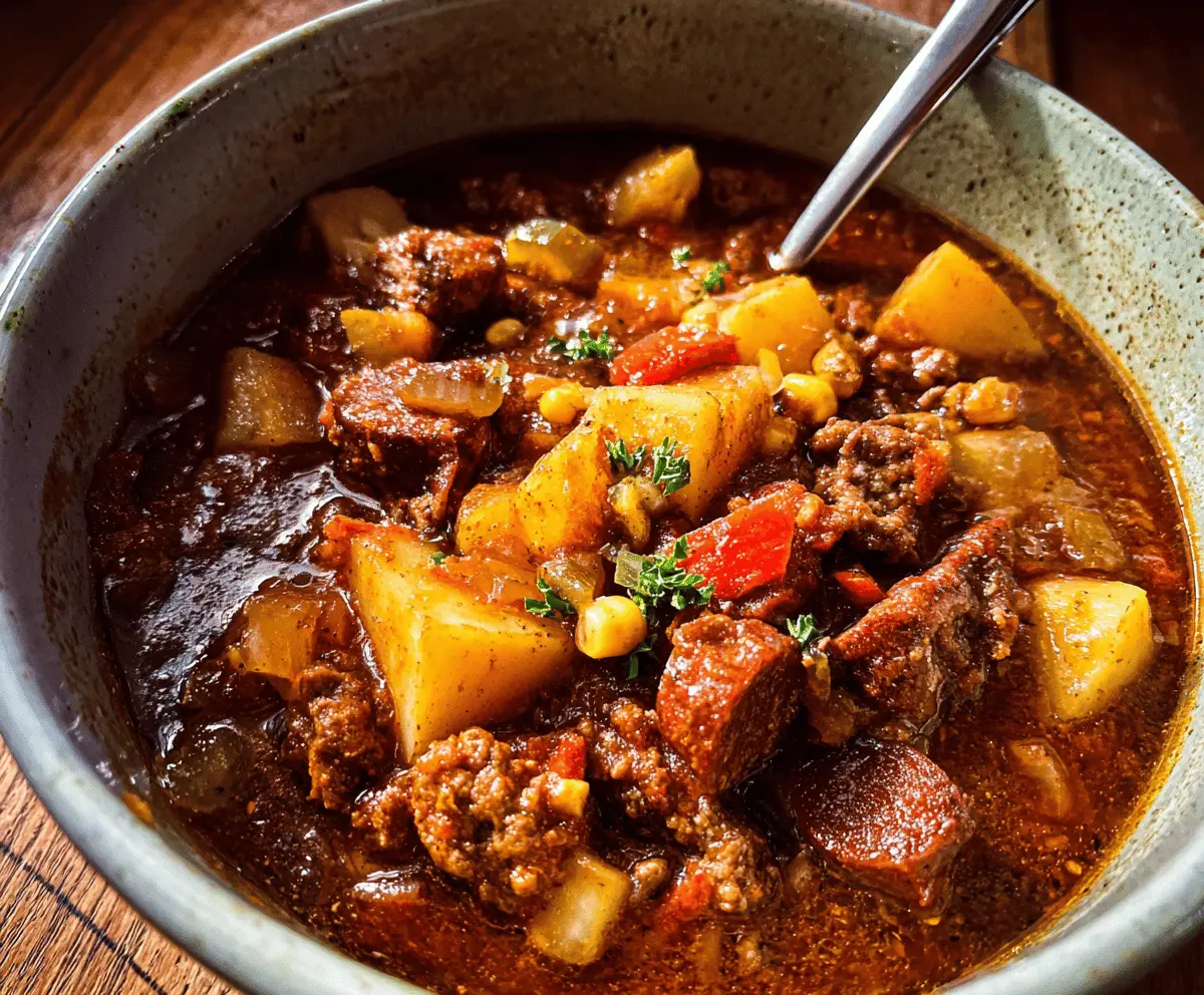Hearty Cowboy Stew Recipe for Cozy Dinners