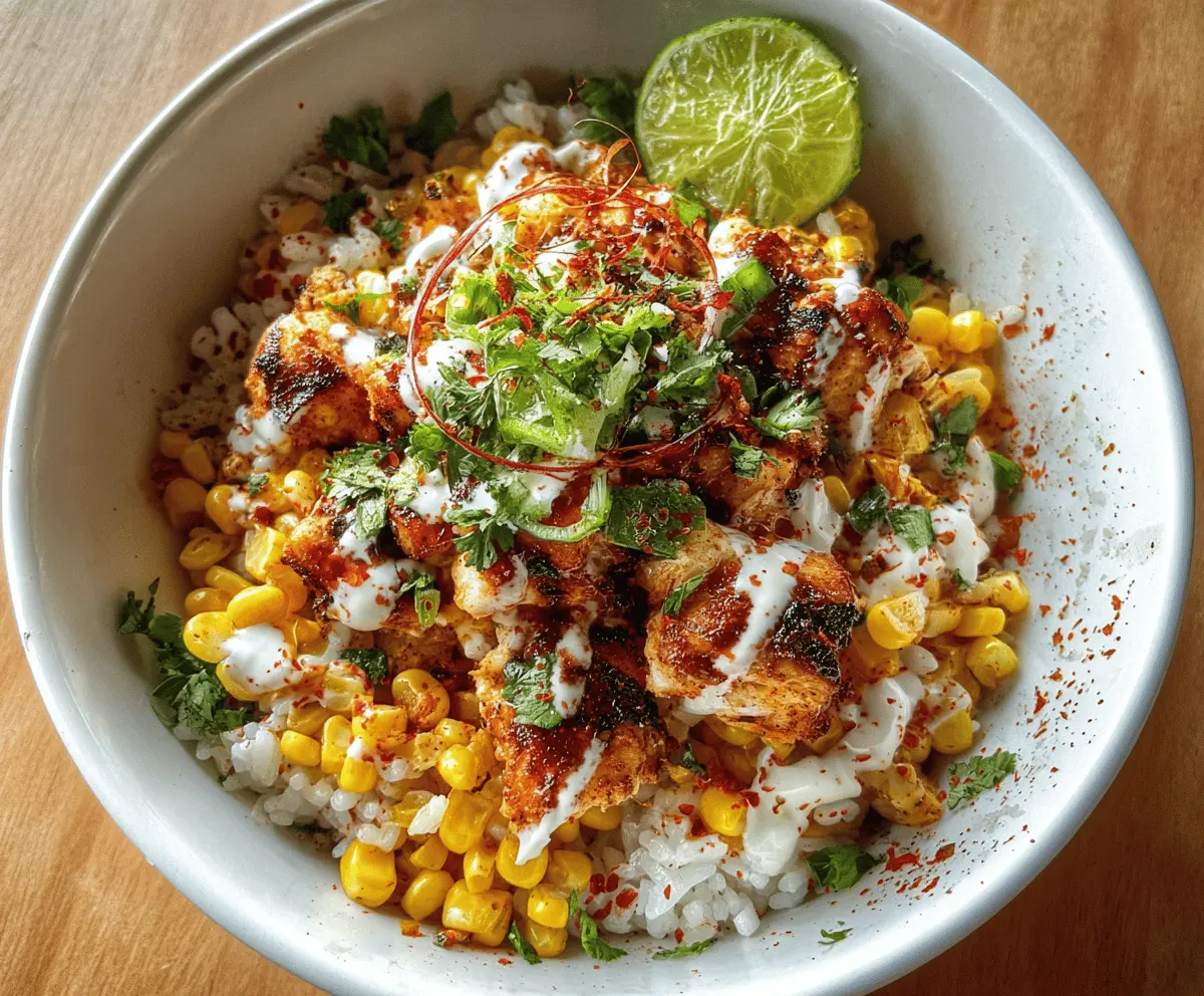 Easy Street Corn Chicken Rice Bowl Recipe