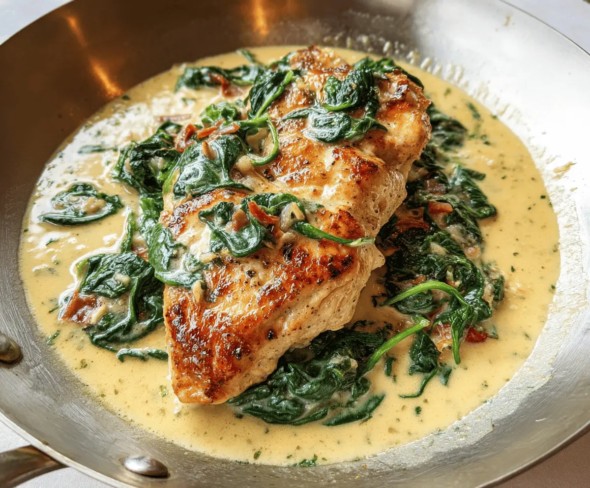 Creamy Chicken Florentine Recipe for Dinner