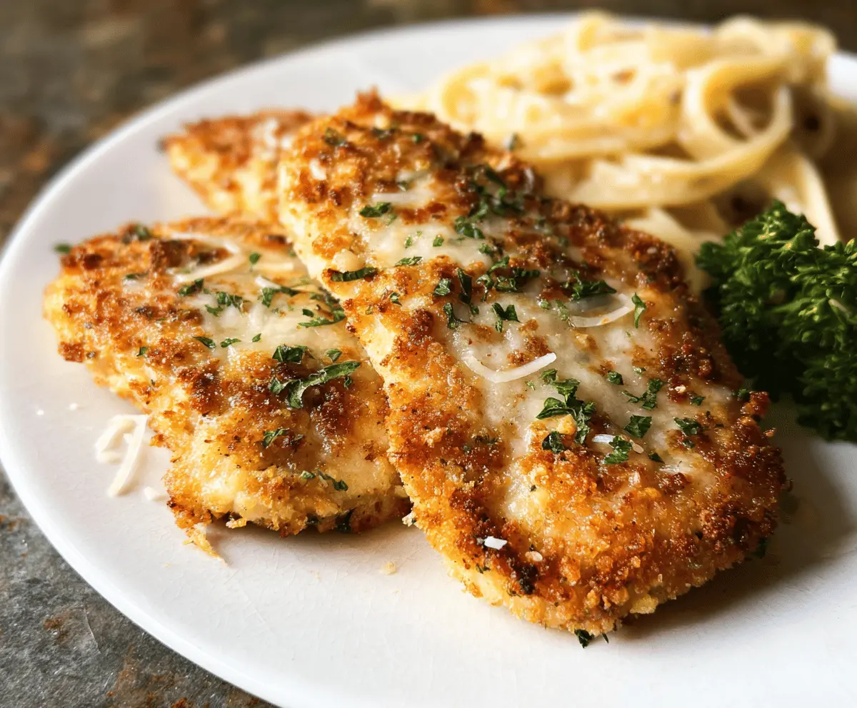 Crispy Parmesan Crusted Chicken Recipe