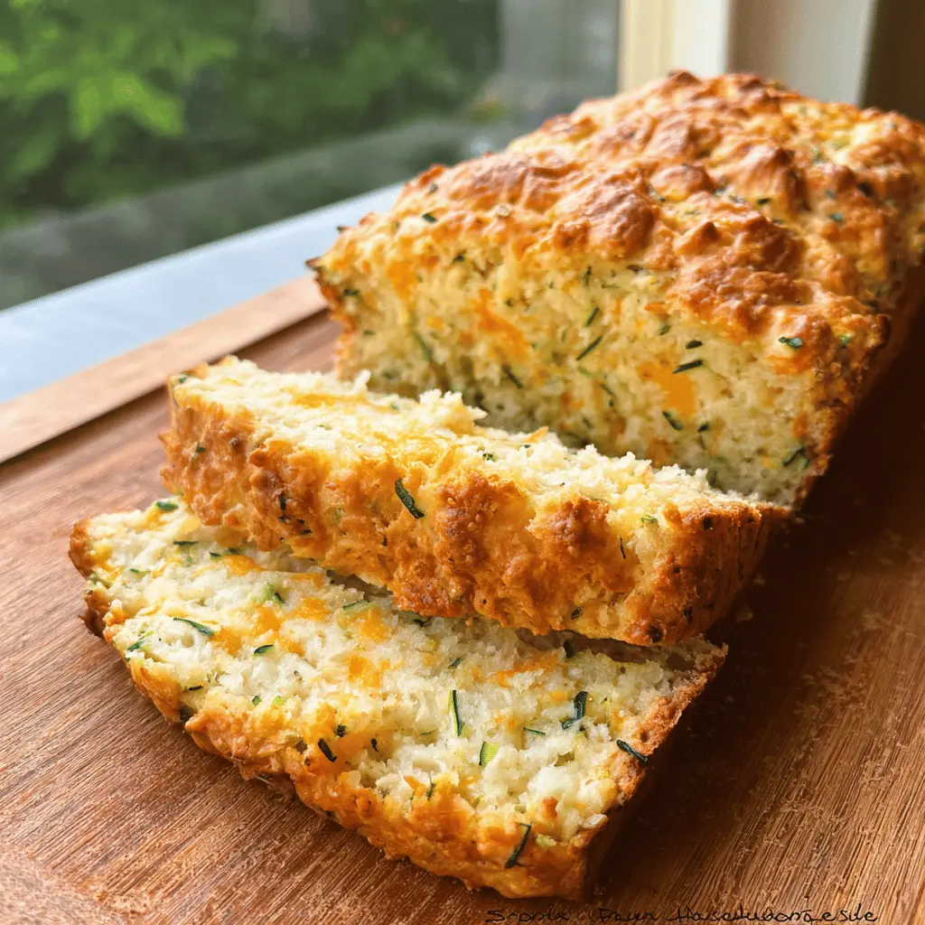 Quick Zucchini Cheddar Herb Beer Bread Recipe