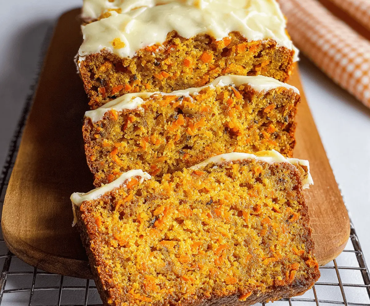 Easy Moist Carrot Bread Recipe