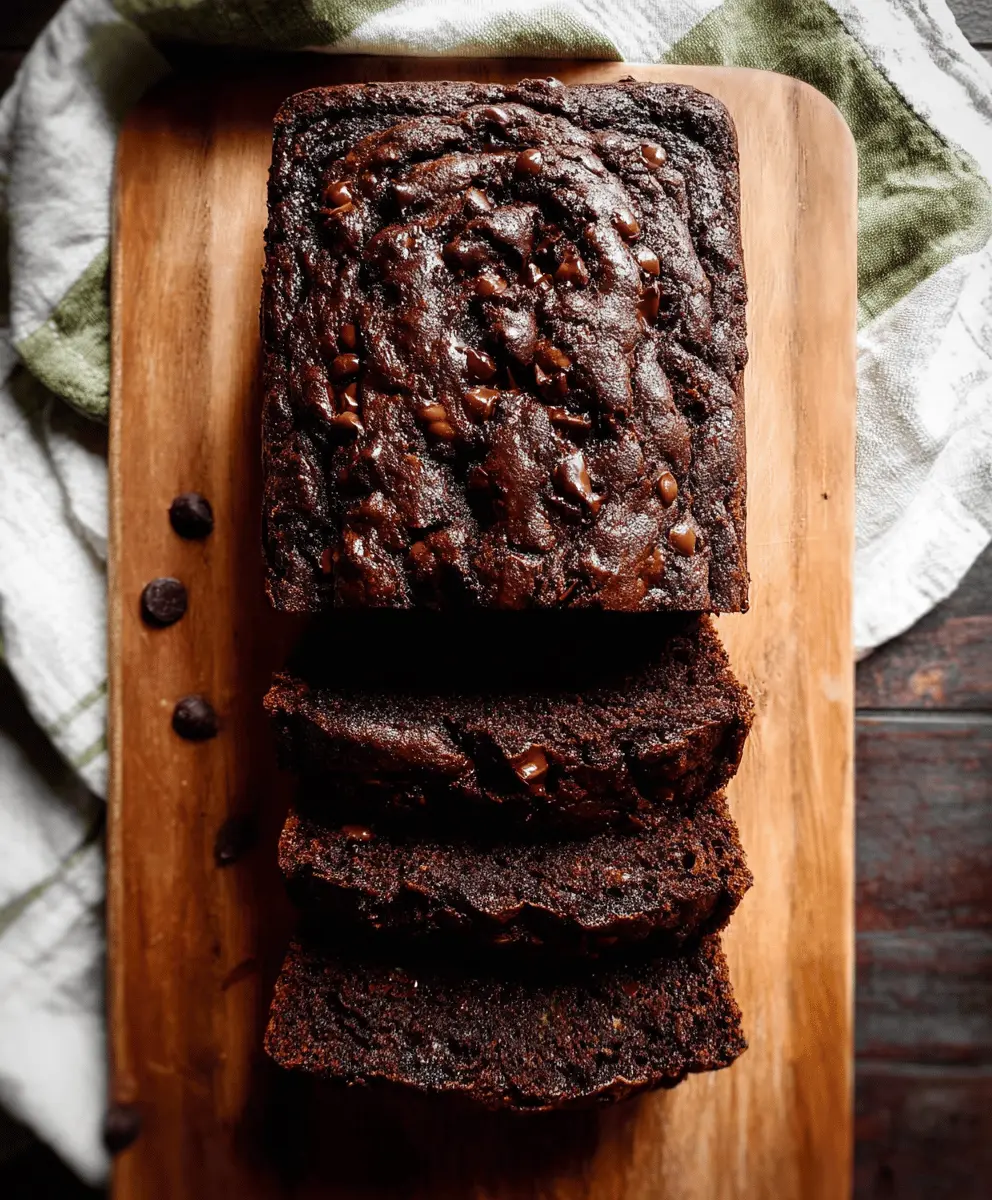 Moist Chocolate Zucchini Bread Recipe