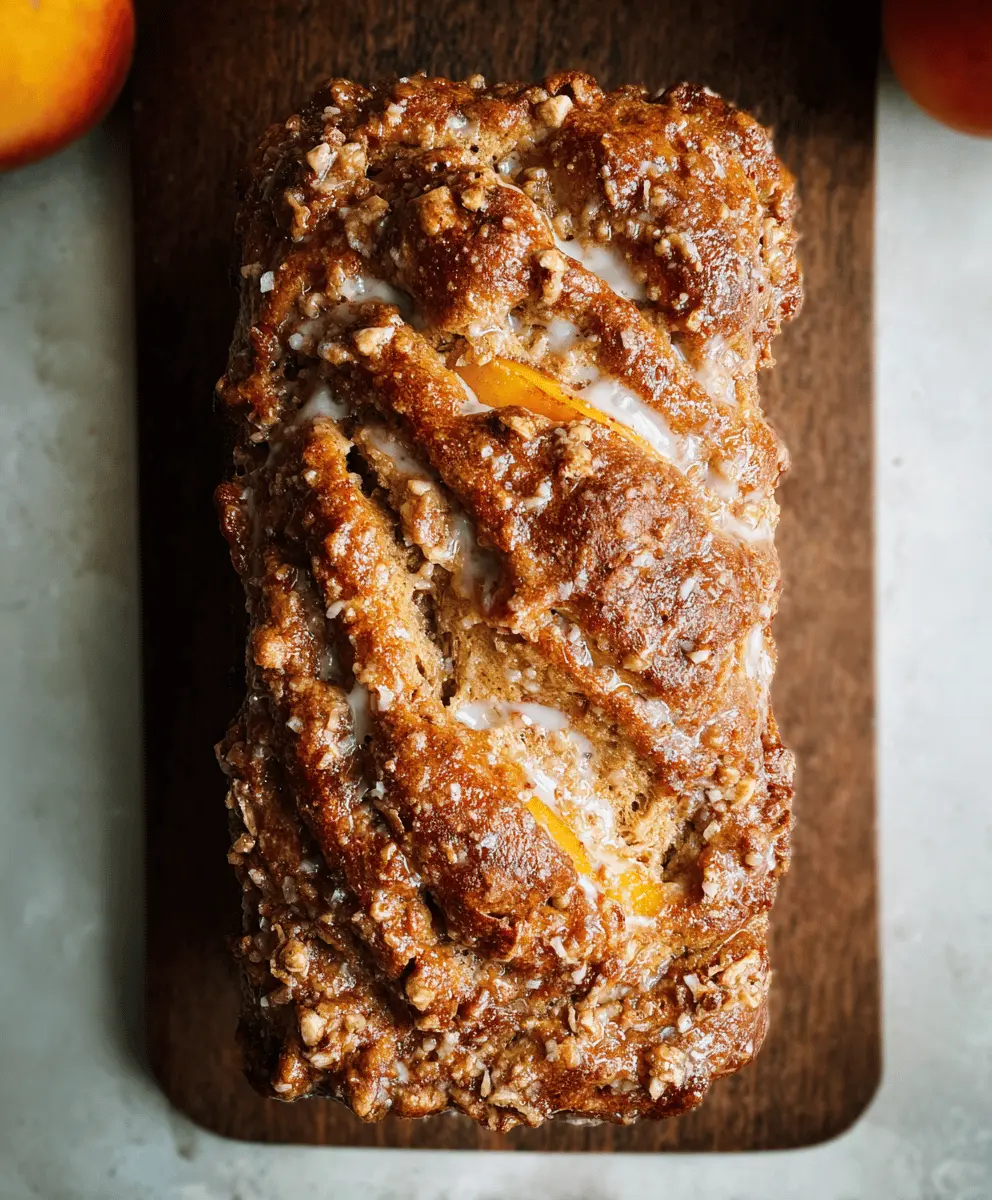 Easy Cinnamon Peach Bread Recipe