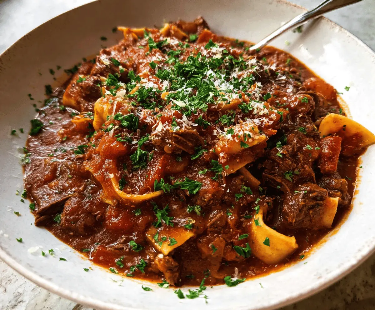 Slow Cooker Beef Ragu Recipe for Easy Dinners
